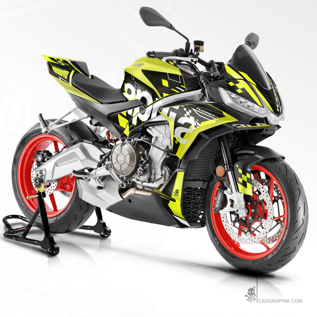 APRILIA KIT DÉCO - TUONO 660 ITALIAN GP- ACIDE - ONLY 50