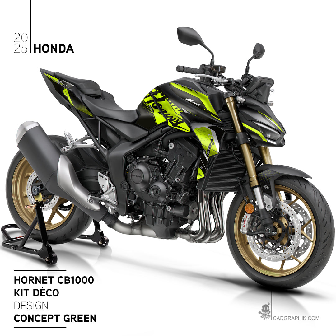 KIT DÉCO HONDA CB1000 HORNET CONCEPT - GREEN