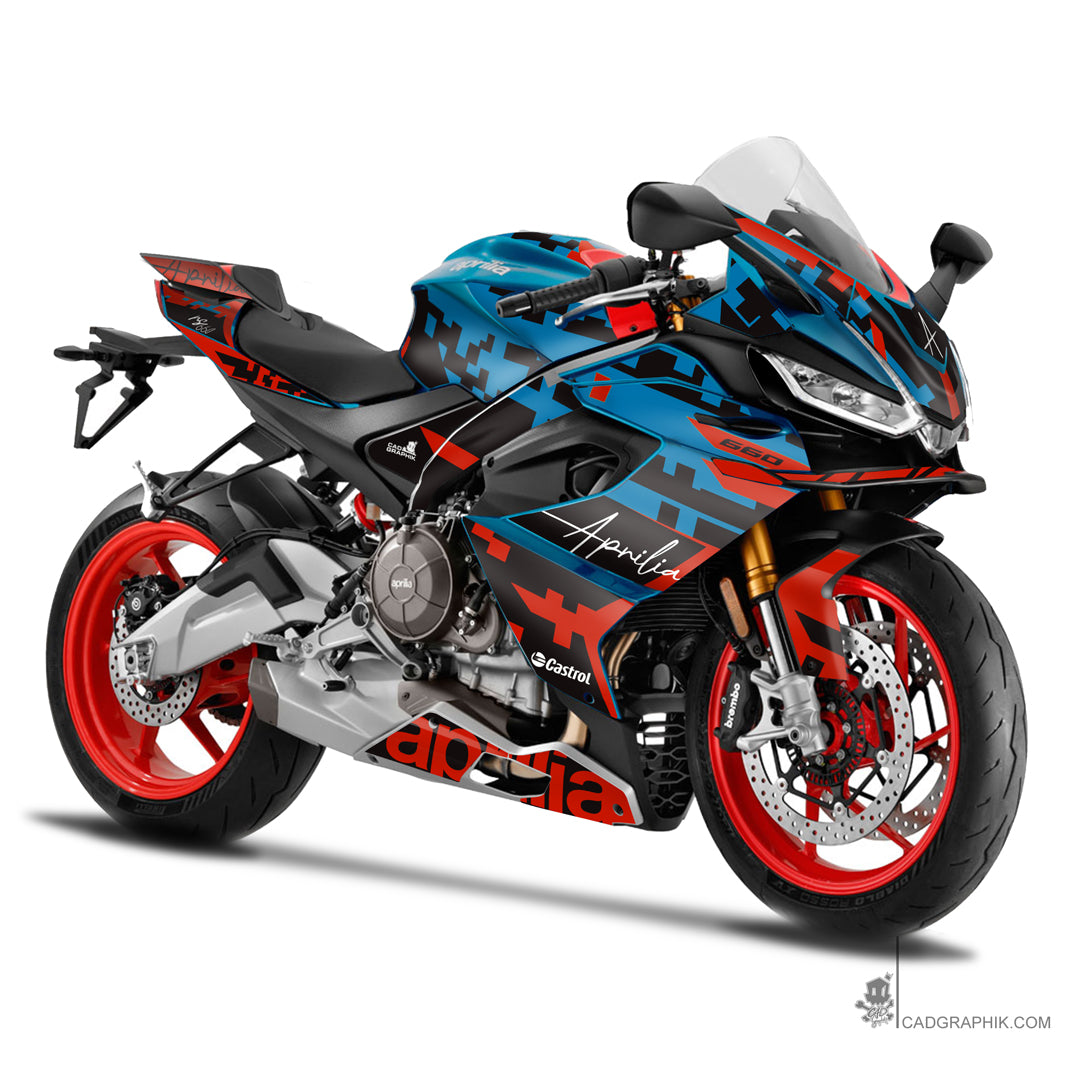APRILIA KIT DÉCO - RS 660 - PIX -MARLIN RED- ONLY 50