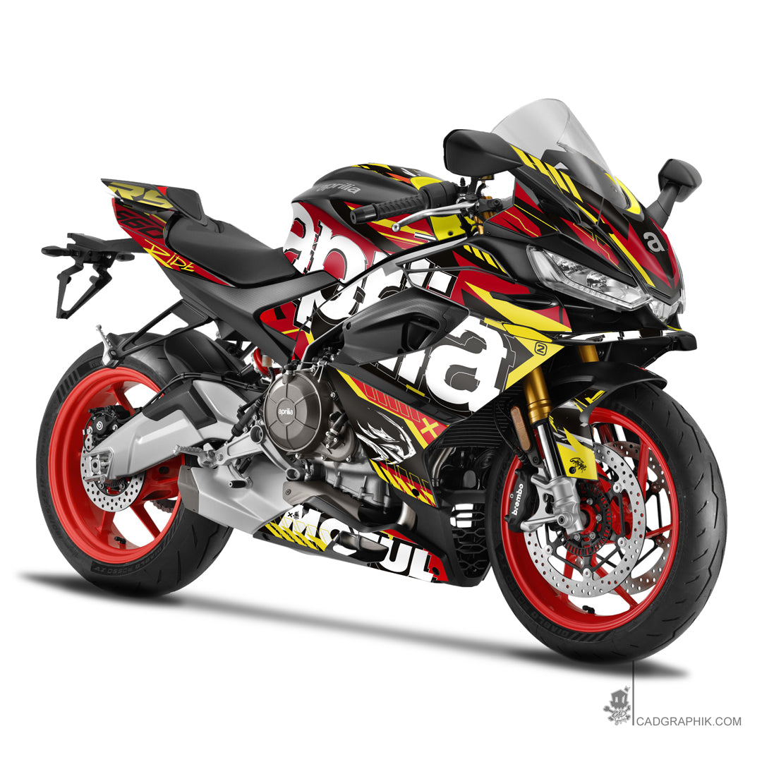 APRILIA KIT DÉCO - RS 660 - WIPEOUT 2 RED - ONLY 50