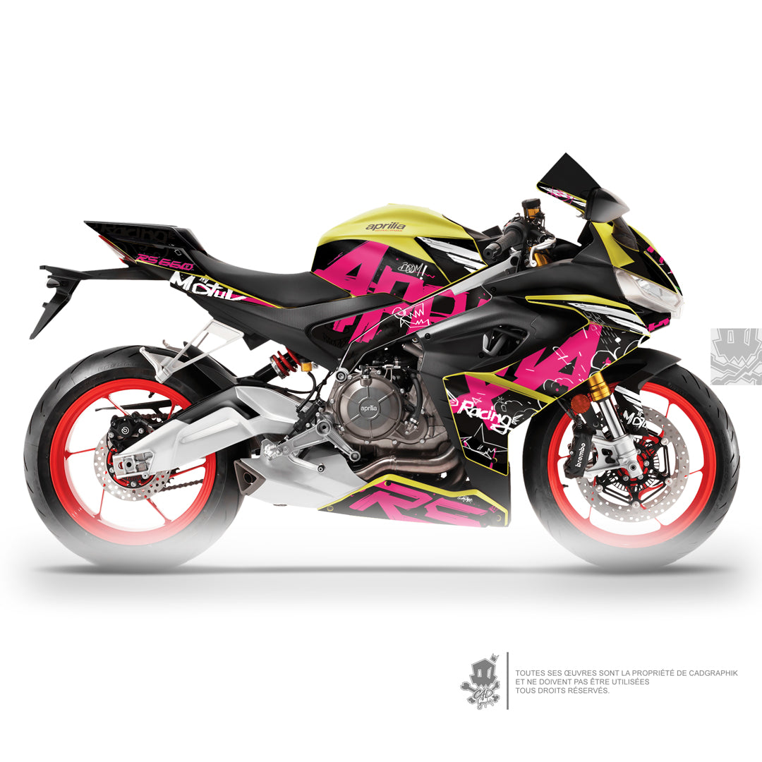 APRILIA KIT DÉCO - RS 660 - BLACK ARKANE - ONLY 50