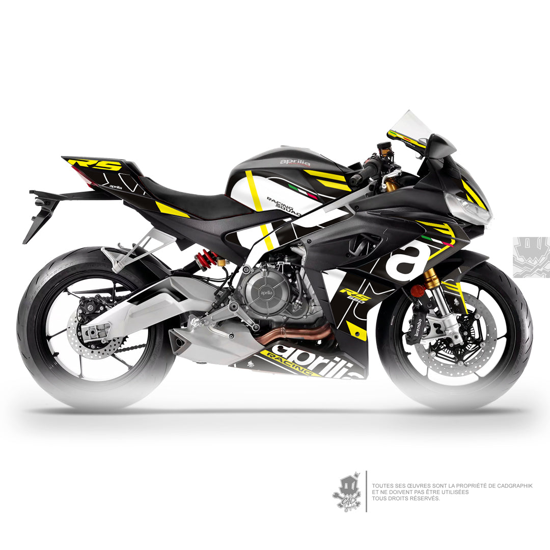 APRILIA KIT DÉCO - RS 660 RACING SQUAD-ACIDE - ONLY 50