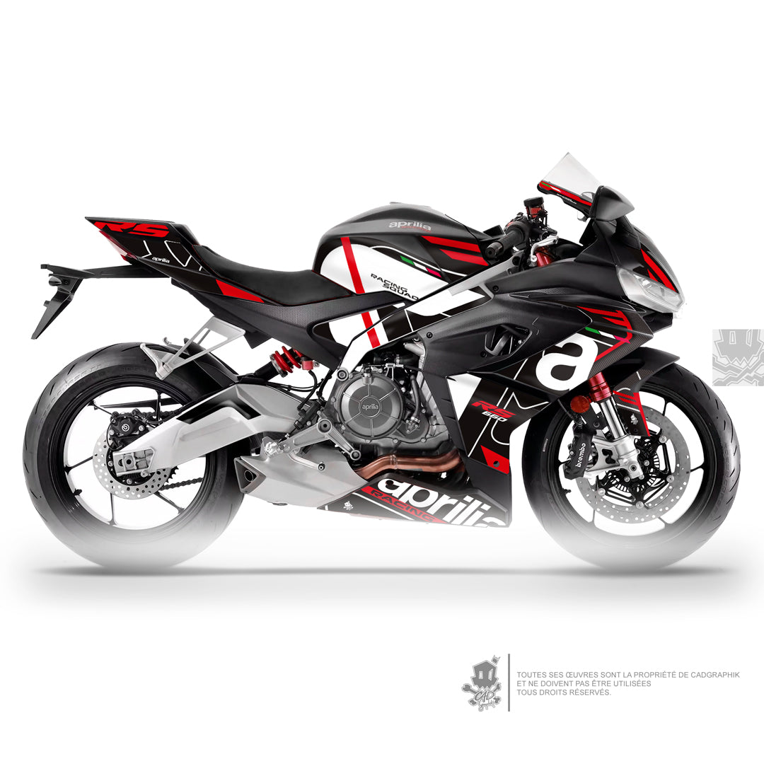 APRILIA KIT DÉCO - RS 660 RACING SQUAD-RED - ONLY 50