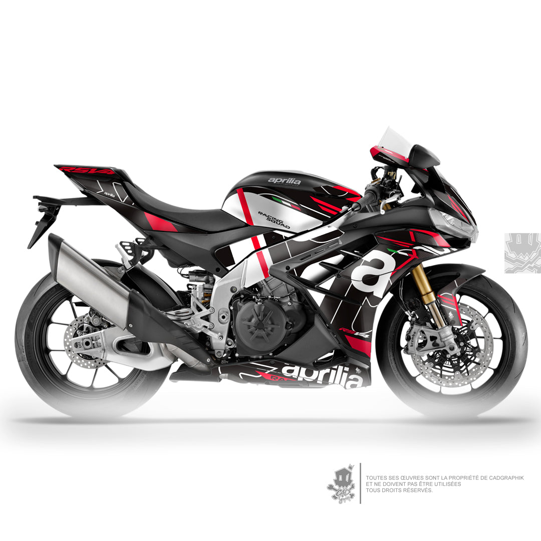 APRILIA KIT DÉCO - RSV4 1100 - RACING SQUAD-RED - ONLY 50