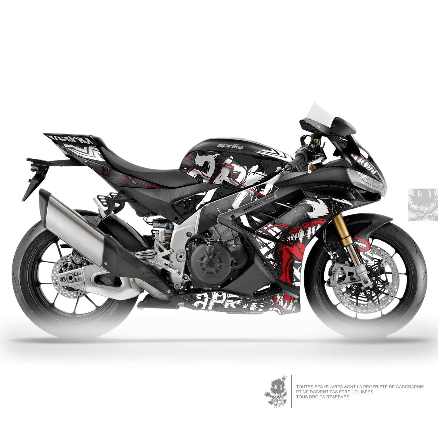 APRILIA KIT DÉCO - RSV4 1100 - SYMBIOTE -ONLY 50