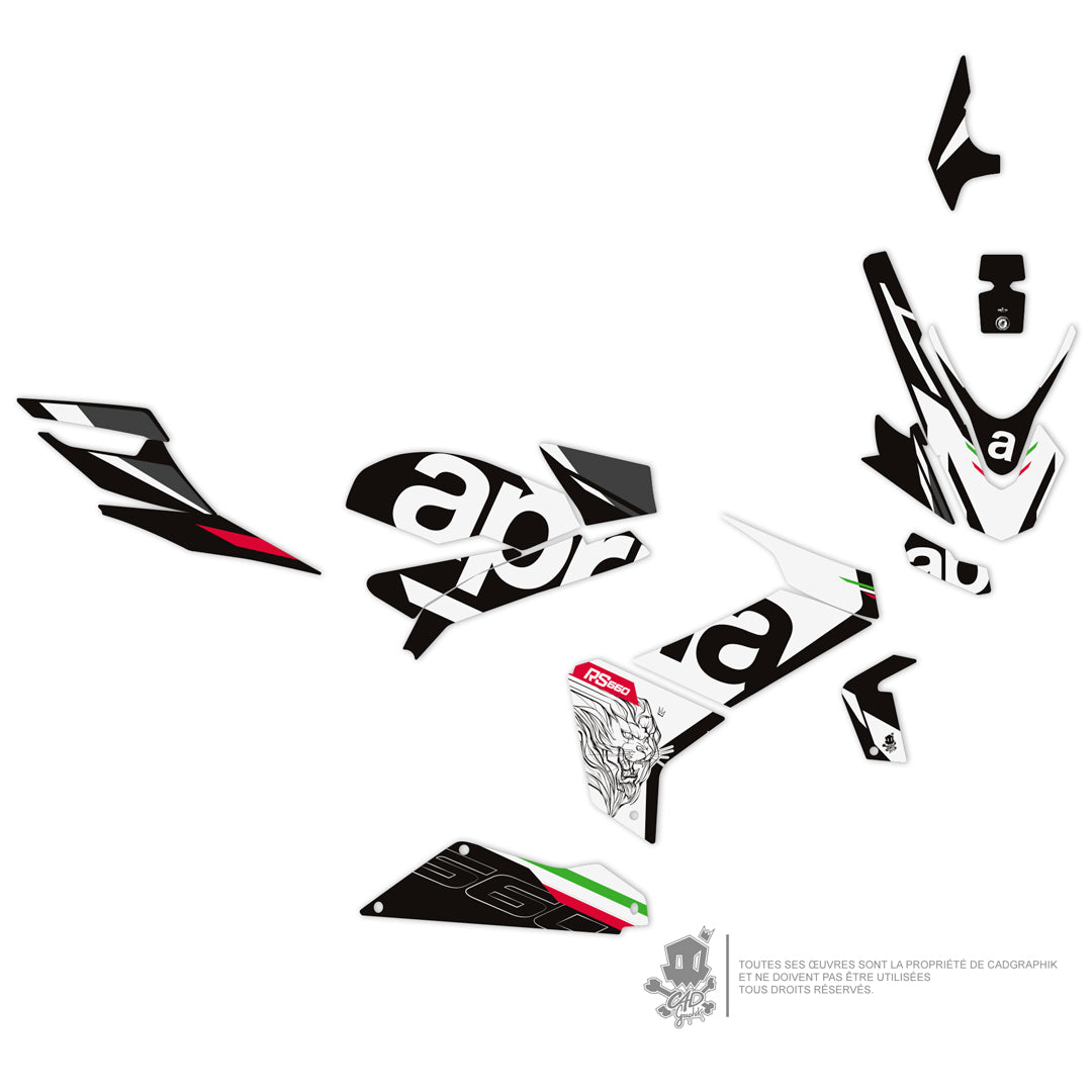 APRILIA KIT DÉCO - RS 660 BLACK TRIFEO - ONLY 50