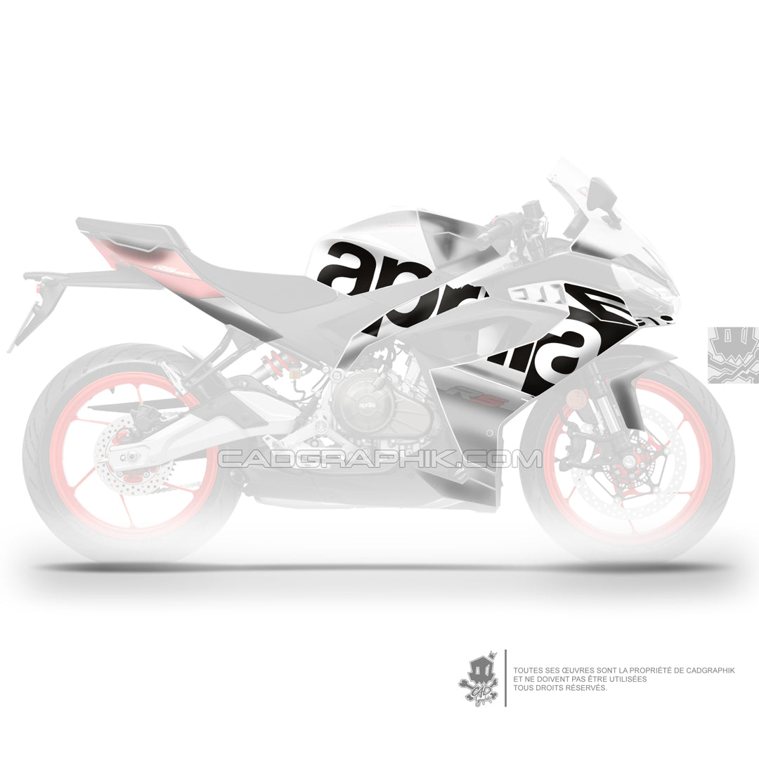 APRILIA KIT DÉCO - RS 457 PACK LOGO - RED - ONLY X