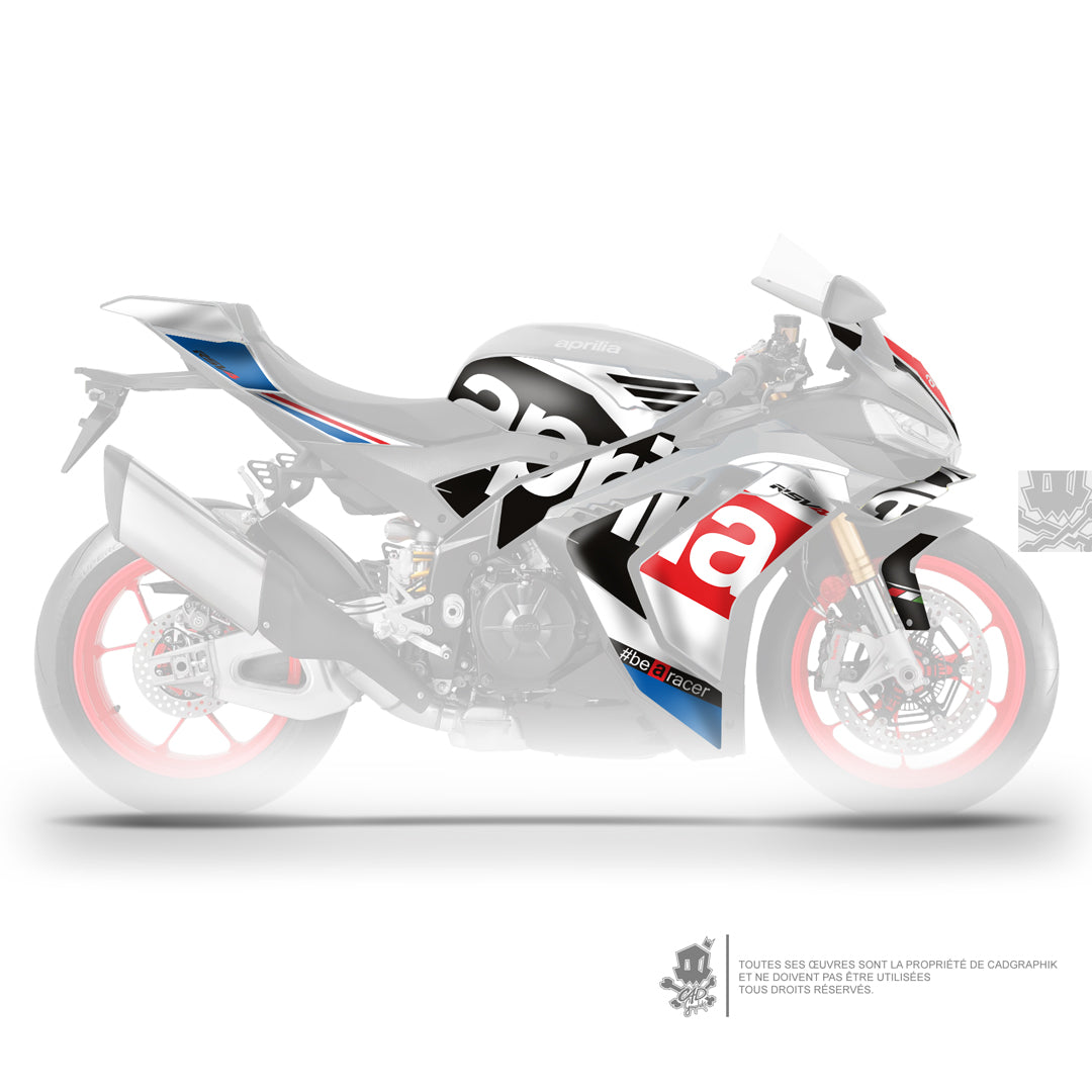 APRILIA KIT DÉCO - RSV4 - RF BLEU - ONLY 50