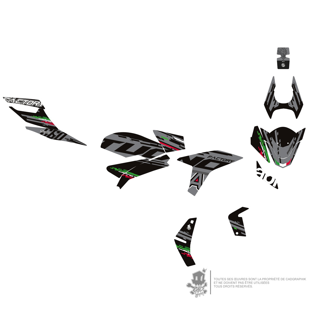 APRILIA KIT DÉCO - TUONO 660 DARK FACTORY- ONLY 50