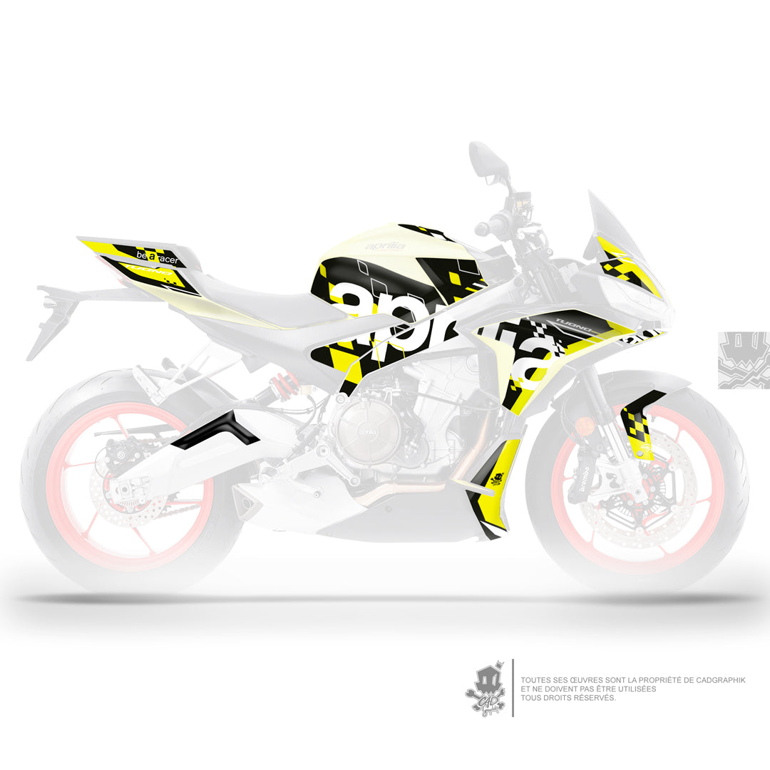APRILIA KIT DÉCO - TUONO 660 ITALIAN GP- ACIDE - ONLY 50
