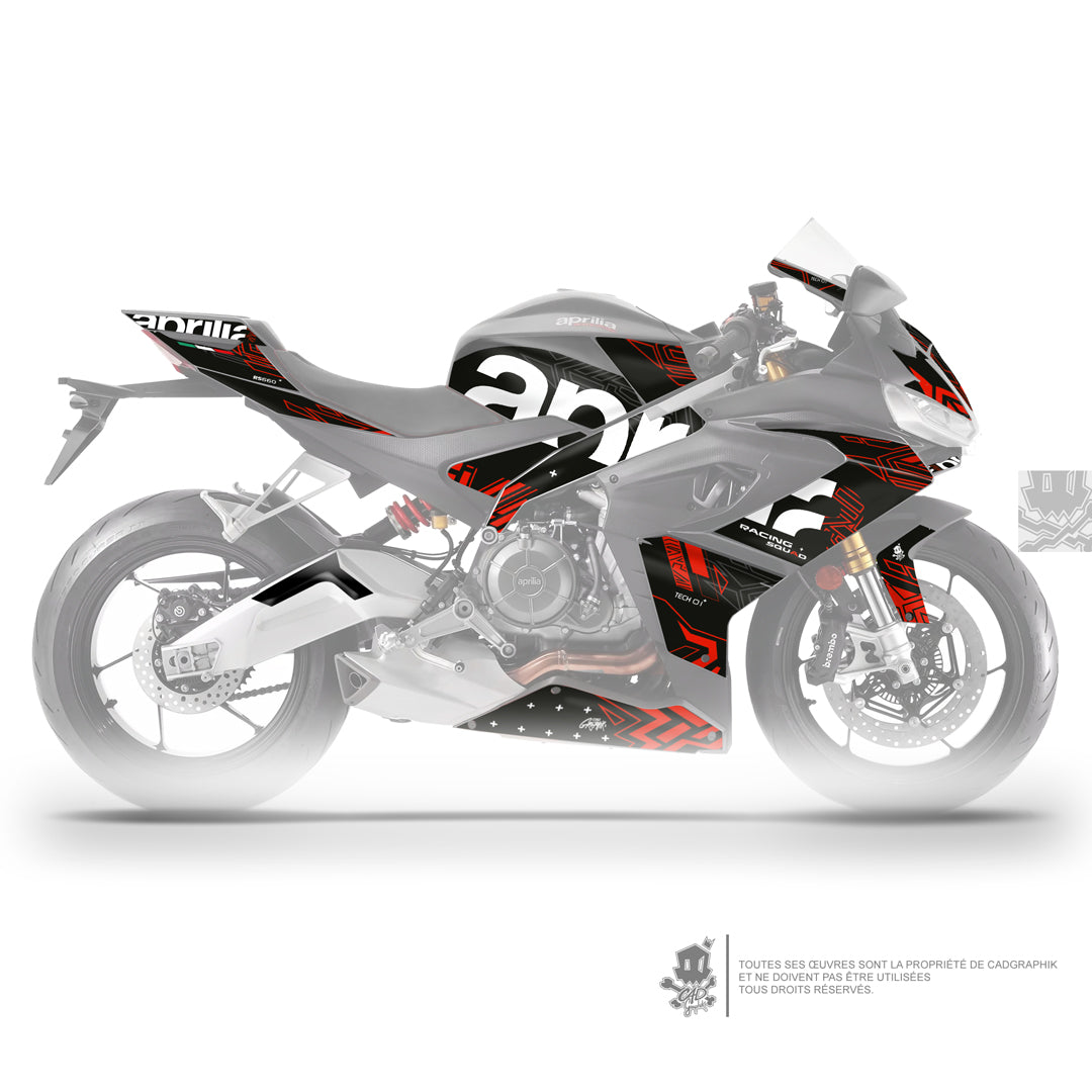 APRILIA KIT DÉCO - RS 660 TECH 01 - RED - ONLY 50