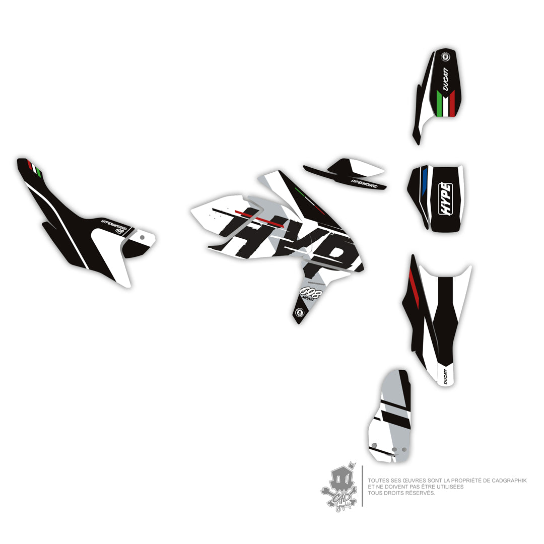 DUCATI KIT DÉCO - HYPERMOTARD 698 MONO-HYP - ONLY 50