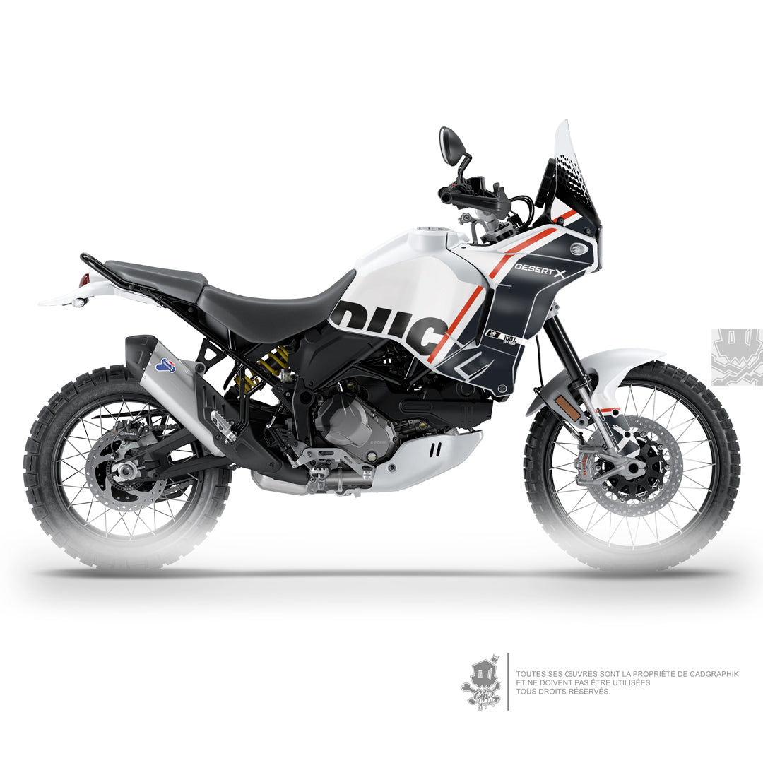 DUCATI KIT DÉCO - DESERT X - LIEGER BLACK - ONLY 50