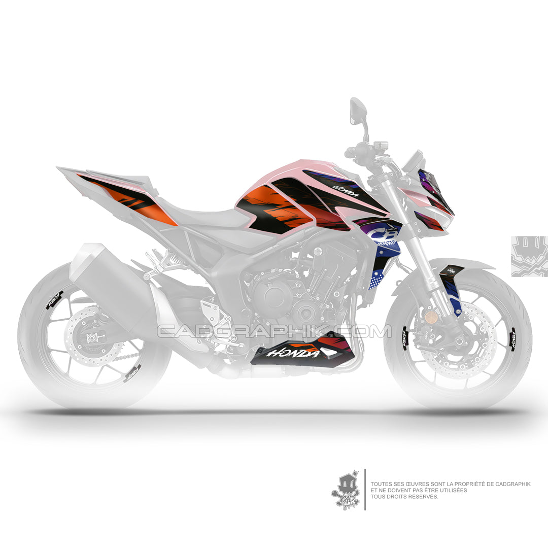 KIT DÉCO HONDA CB1000 HORNET FIRE 93