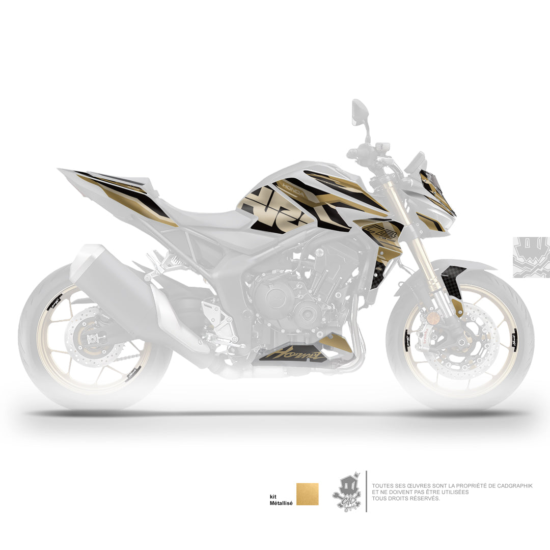 KIT DÉCO HONDA CB1000 HORNET HR RACE - GOLD