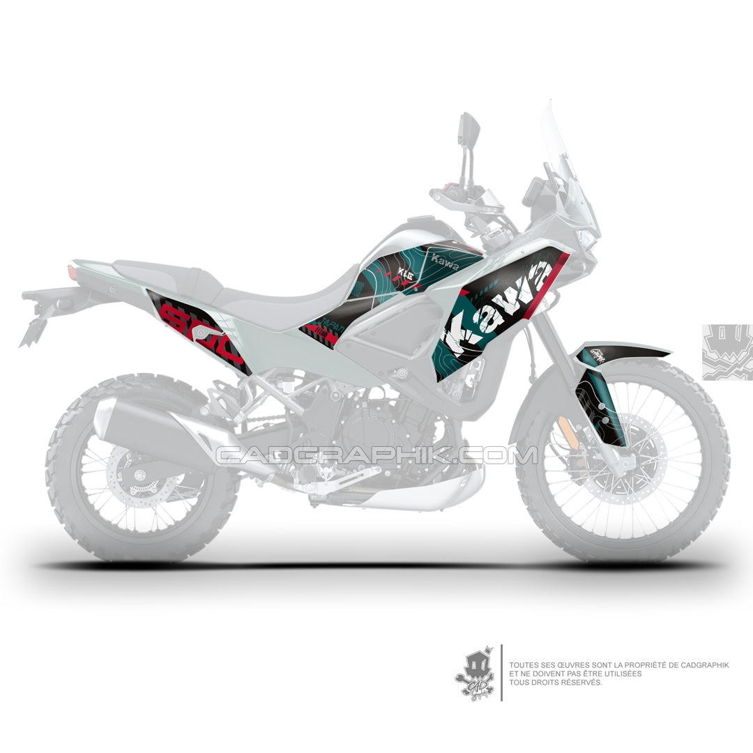 KIT DÉCO KAWASAKI KLE 500 KAWA