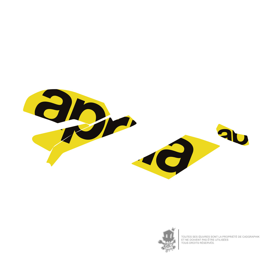APRILIA KIT DÉCO - RS 660 PACK LOGO -ACIDE - ONLY X