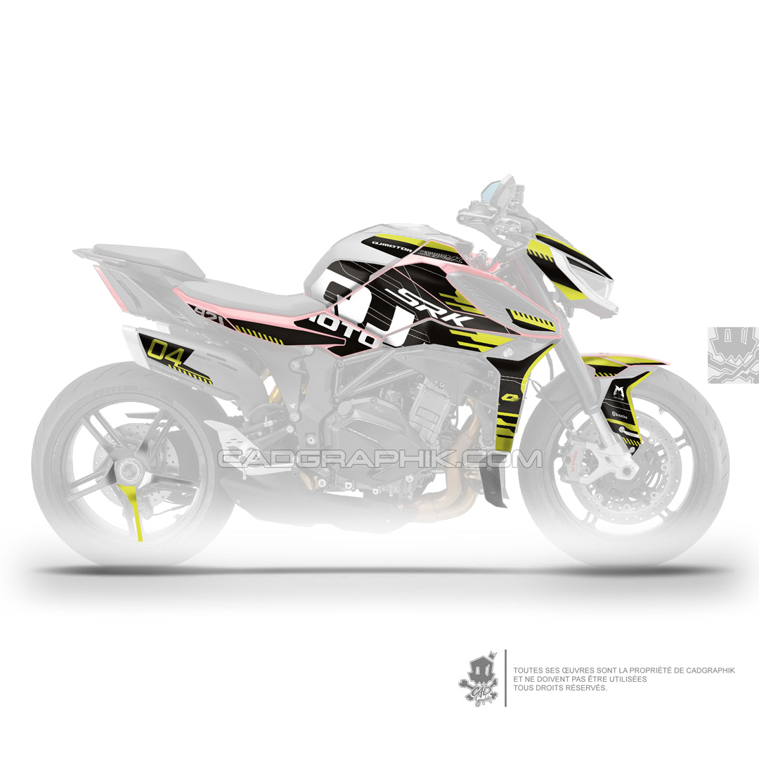 QJMOTOR KIT DÉCO - SRK 921 - RACE ACIDE