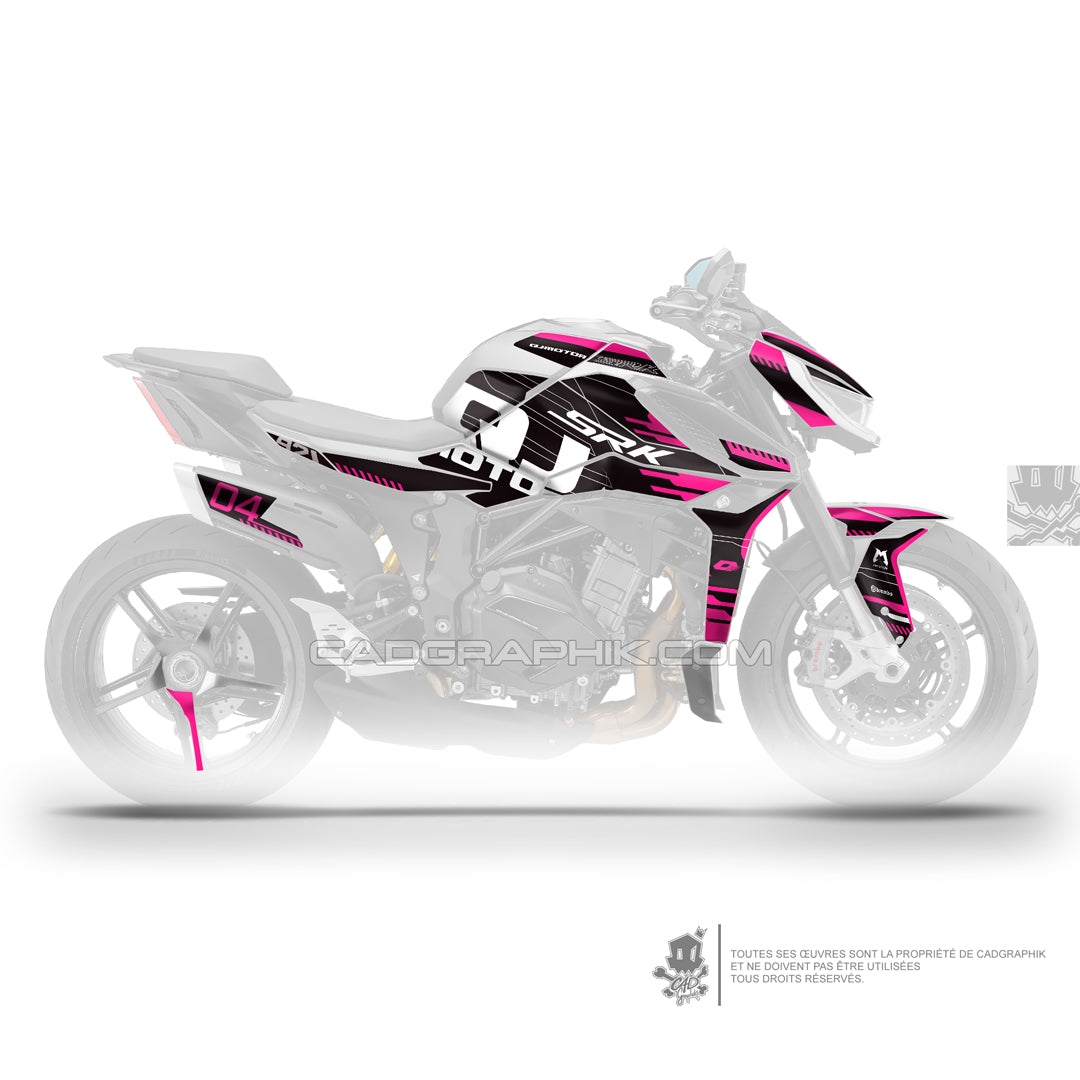 QJMOTOR KIT DÉCO - SRK 921 - RACE PINK