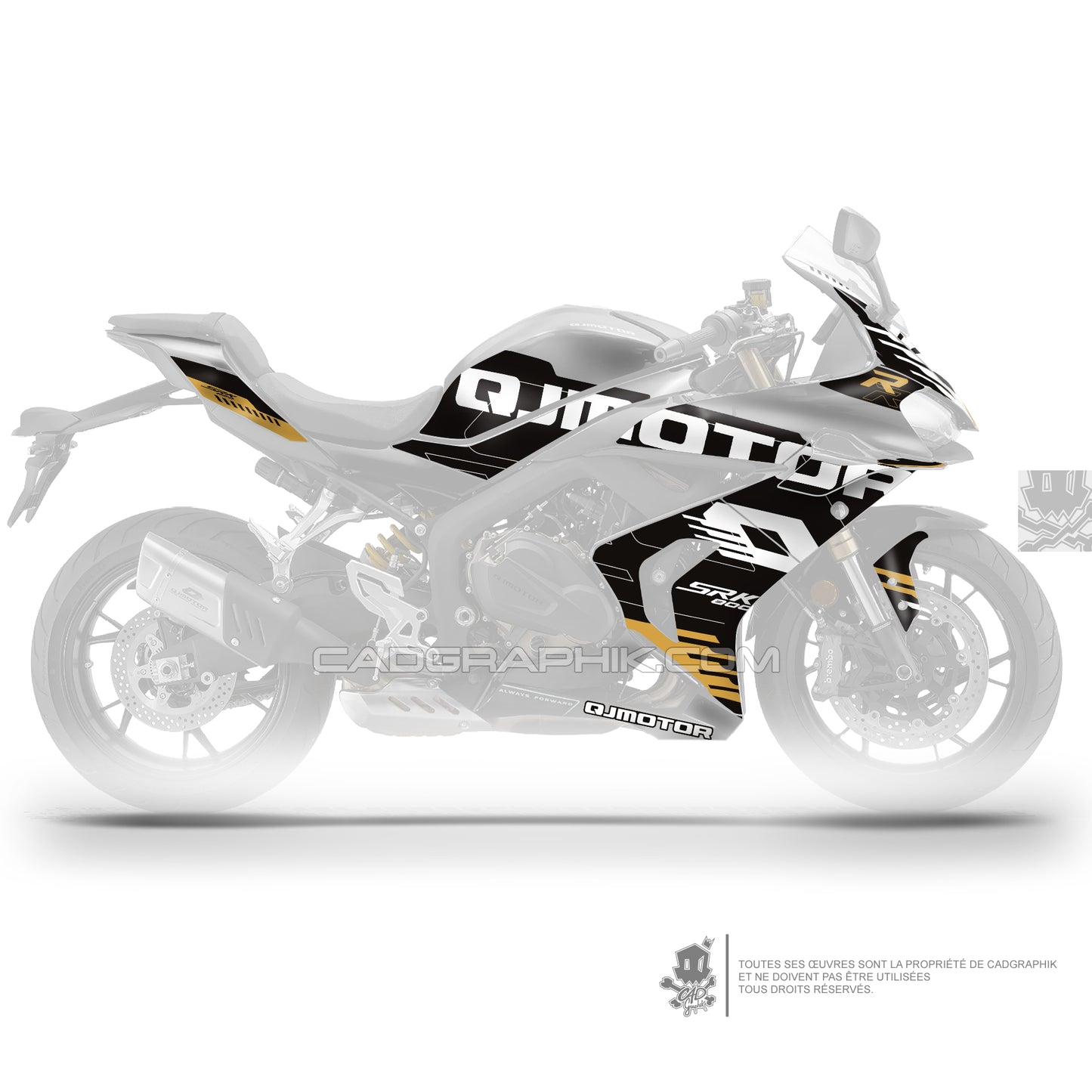 QJMOTOR KIT DÉCO - SRK 800 RR - RACE ONE G