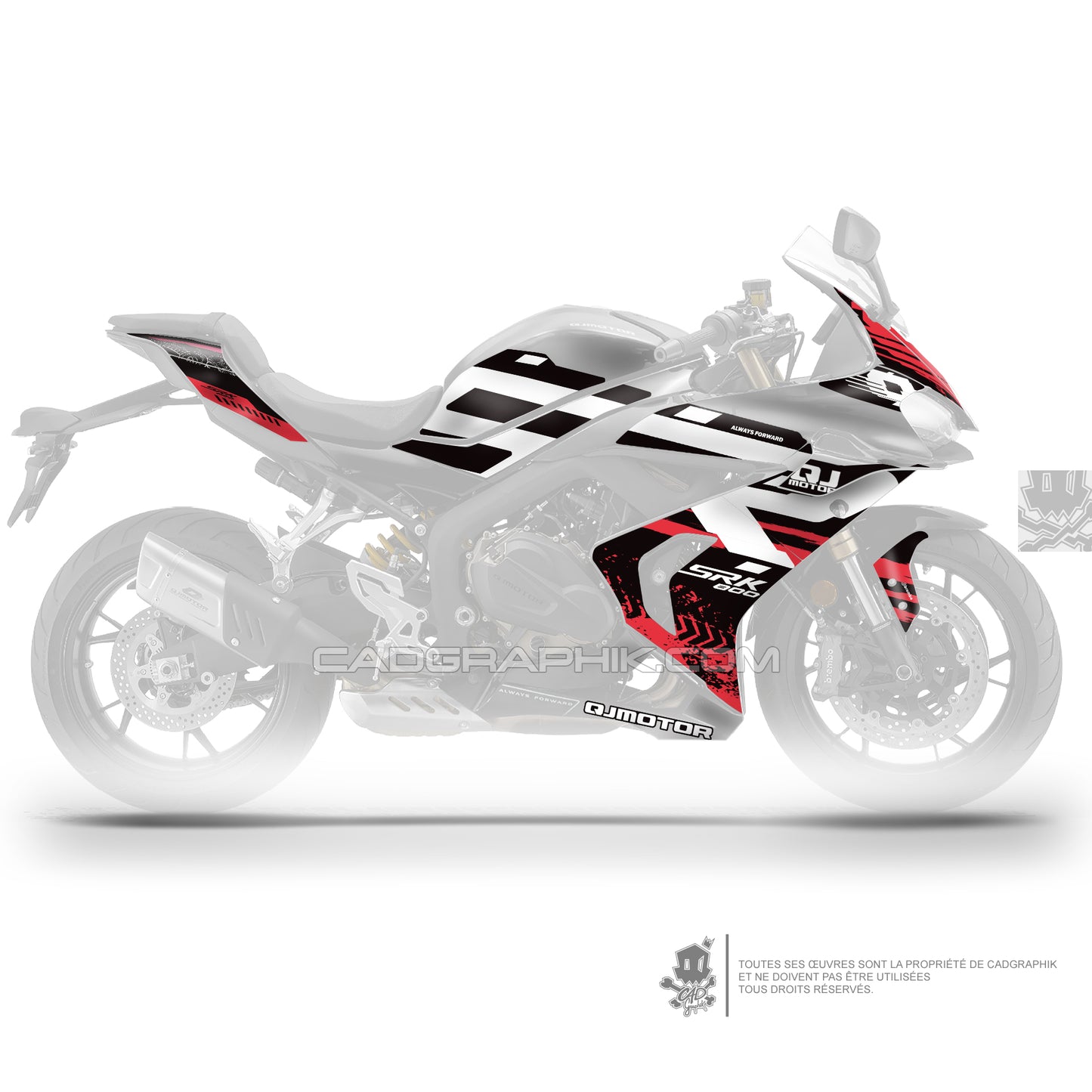 QJMOTOR KIT DÉCO - SRK 800 RR - ASTRO RACE R