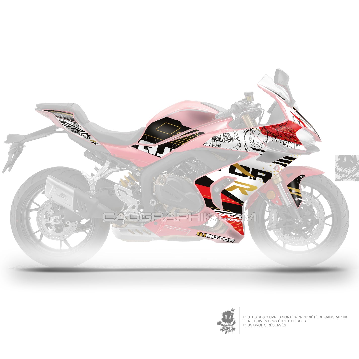 QJMOTOR KIT DÉCO - SRK 800 RR - QILIN W