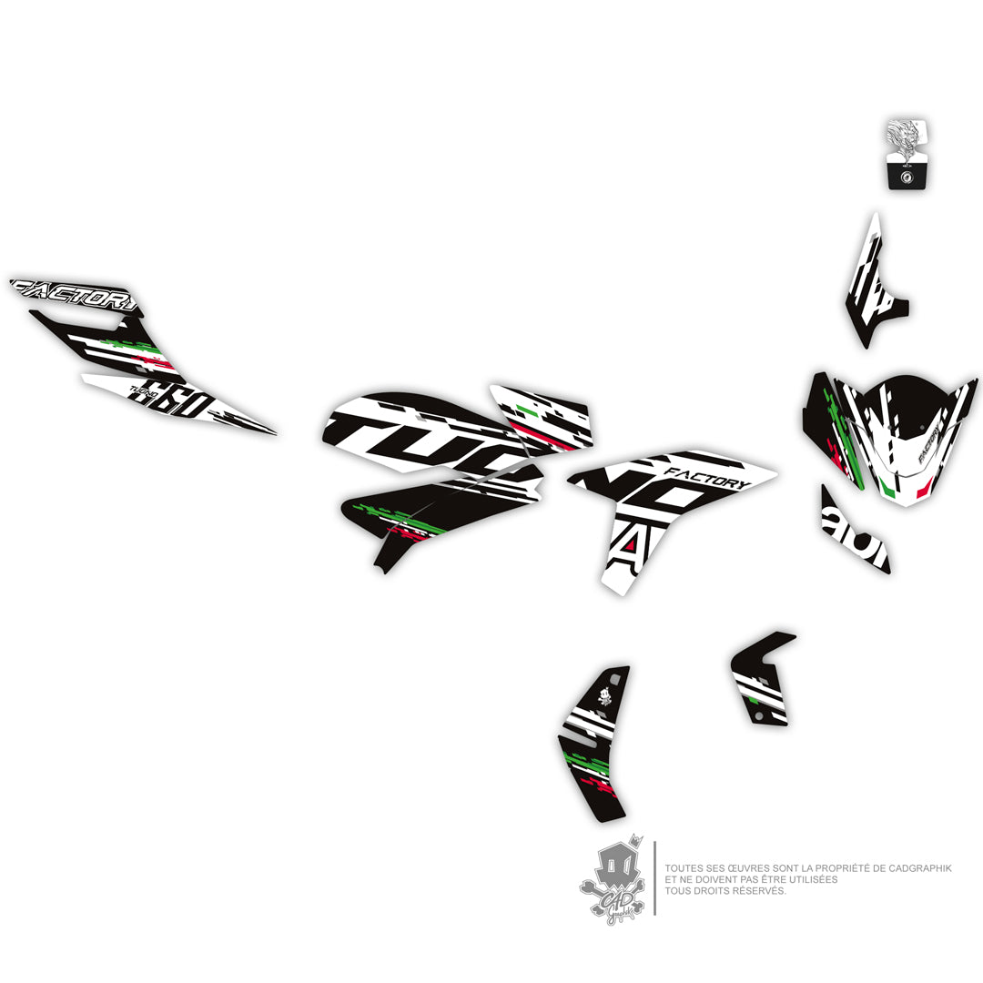 APRILIA KIT DÉCO - TUONO 660 WHITE FACTORY- ONLY 50