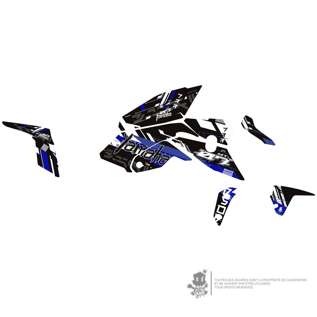 YAMAHA KIT DÉCO - MT07 V3 CYBER B