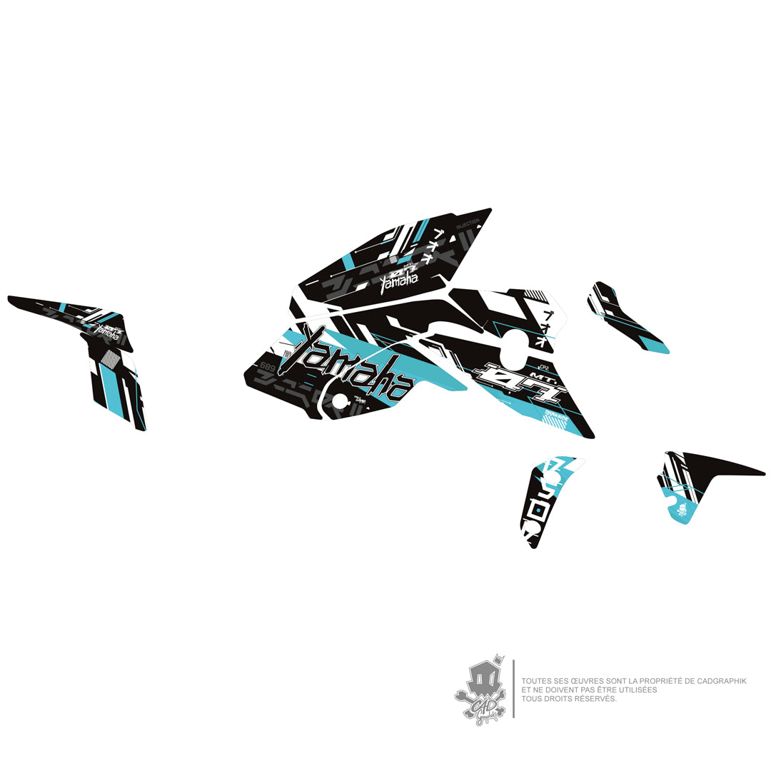 YAMAHA KIT DÉCO - MT07 V3 CYBER