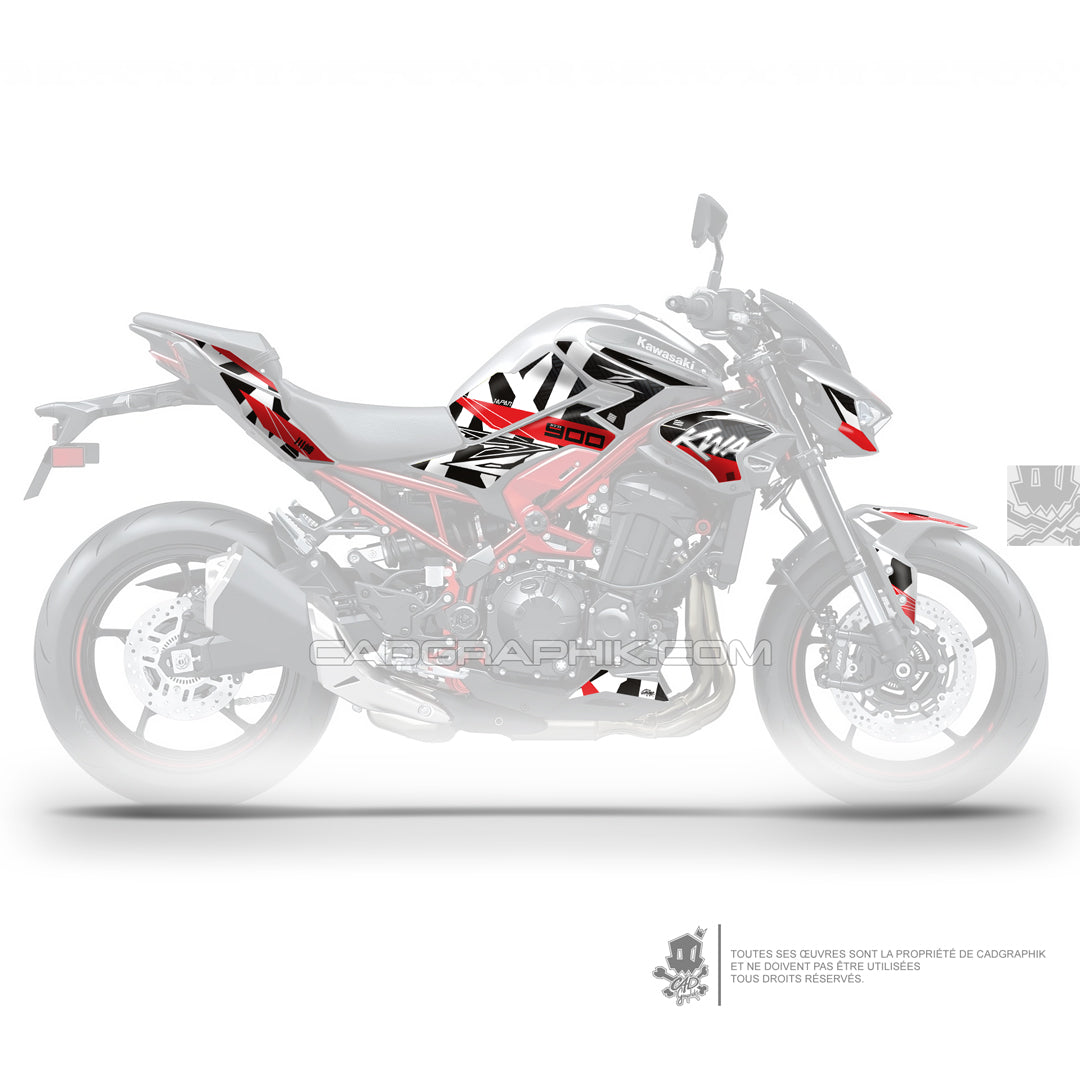 KIT DÉCO KAWAZAKI Z900 CLASSIX - R
