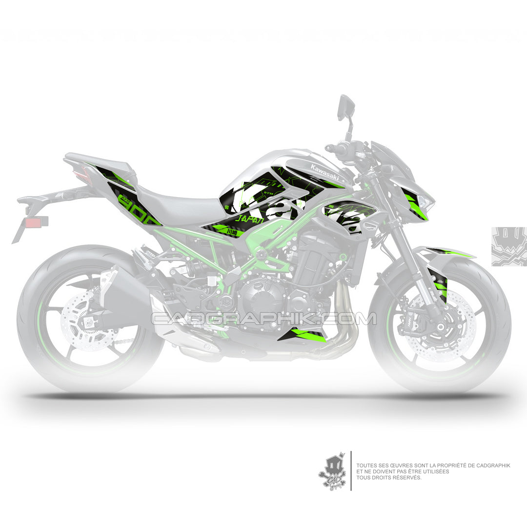 KIT DÉCO KAWAZAKI Z900 GRUNGE - AC