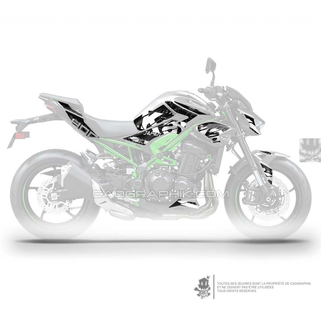 KIT DÉCO KAWAZAKI Z900 GRUNGE - WI