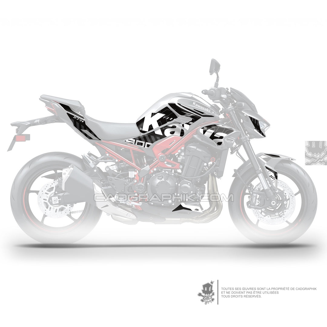 KIT DÉCO KAWAZAKI Z900 KAWA - WI