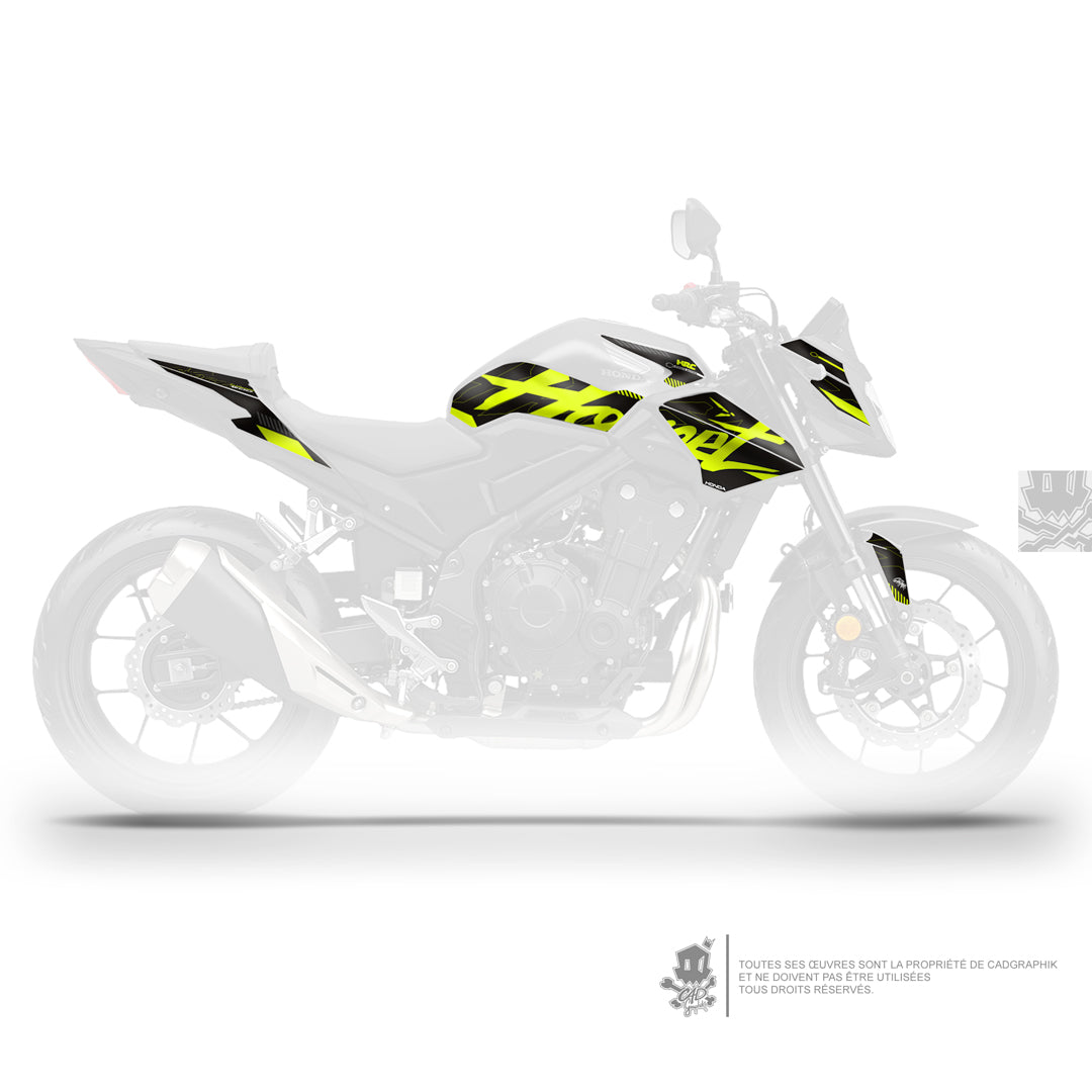 KIT DÉCO HONDA CB500 HORNET SCRIPT - GREEN