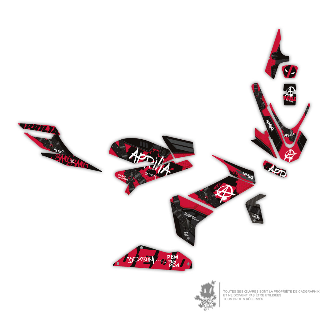 APRILIA KIT DÉCO - RS 660 DEAD - ONLY 50