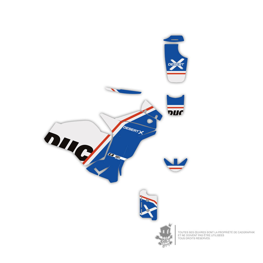 DUCATI KIT DÉCO - DESERT X - LIEGER - ONLY 50
