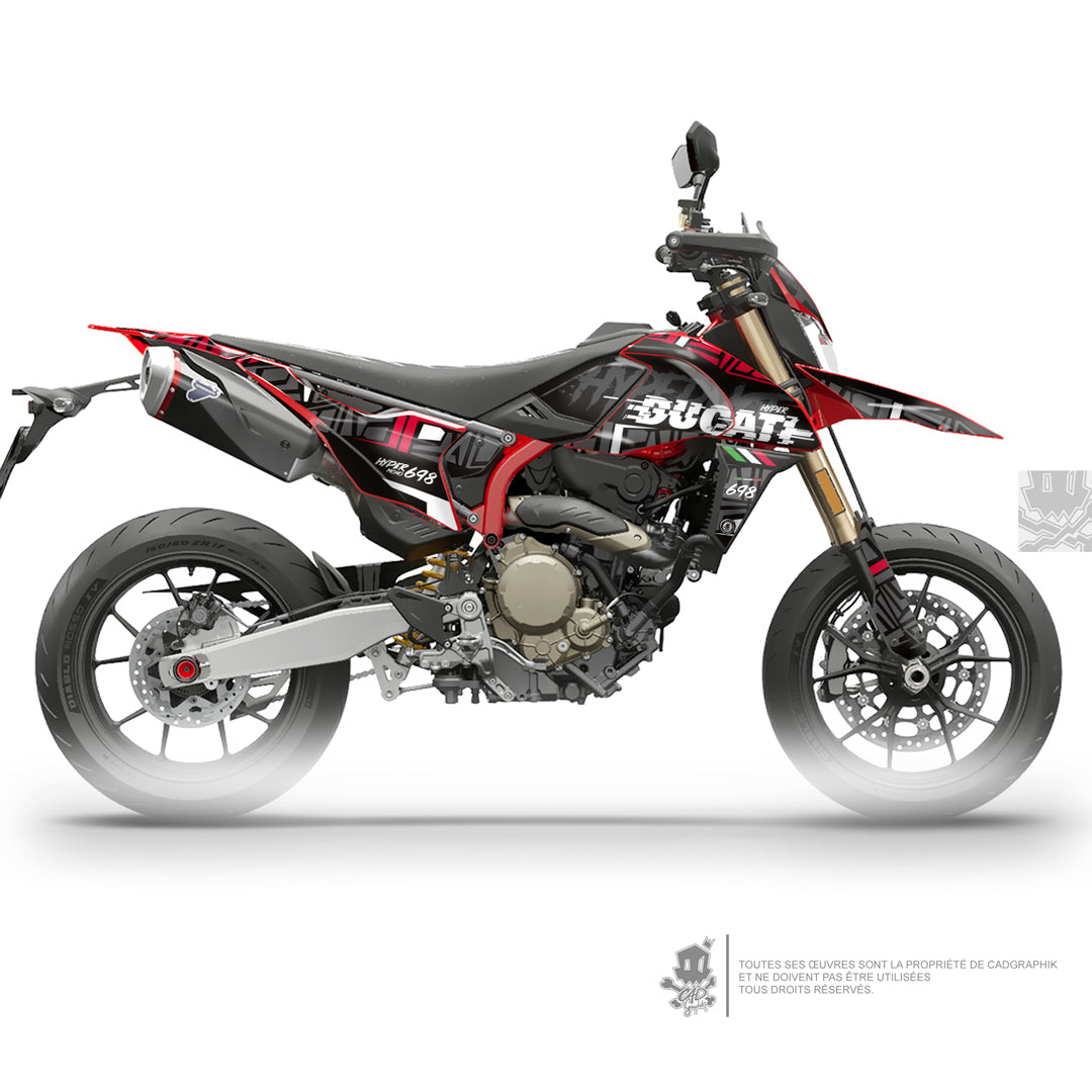 DUCATI KIT DÉCO - HYPERMOTARD 698 MONO-RUSH - ONLY 50