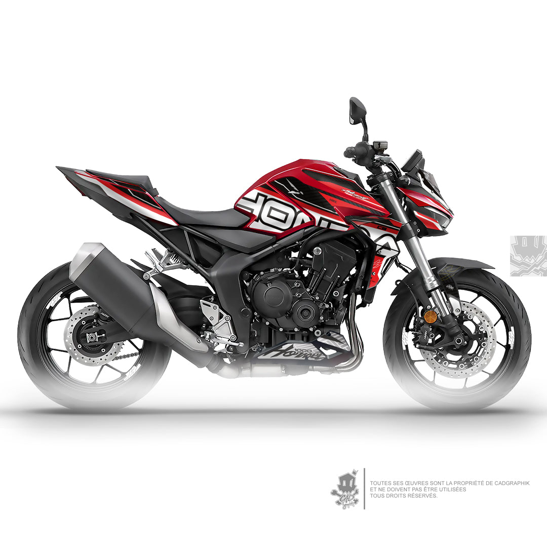 KIT DÉCO HONDA CB1000 HORNET - KLO - RED