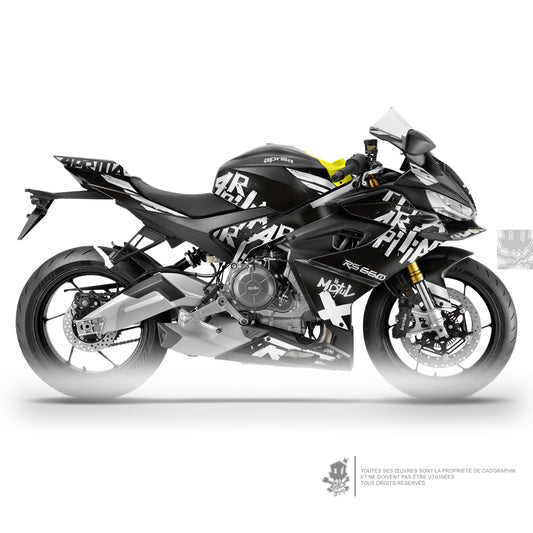 APRILIA KIT DÉCO - RS 660 - STREETGRAPH WH - ONLY 50