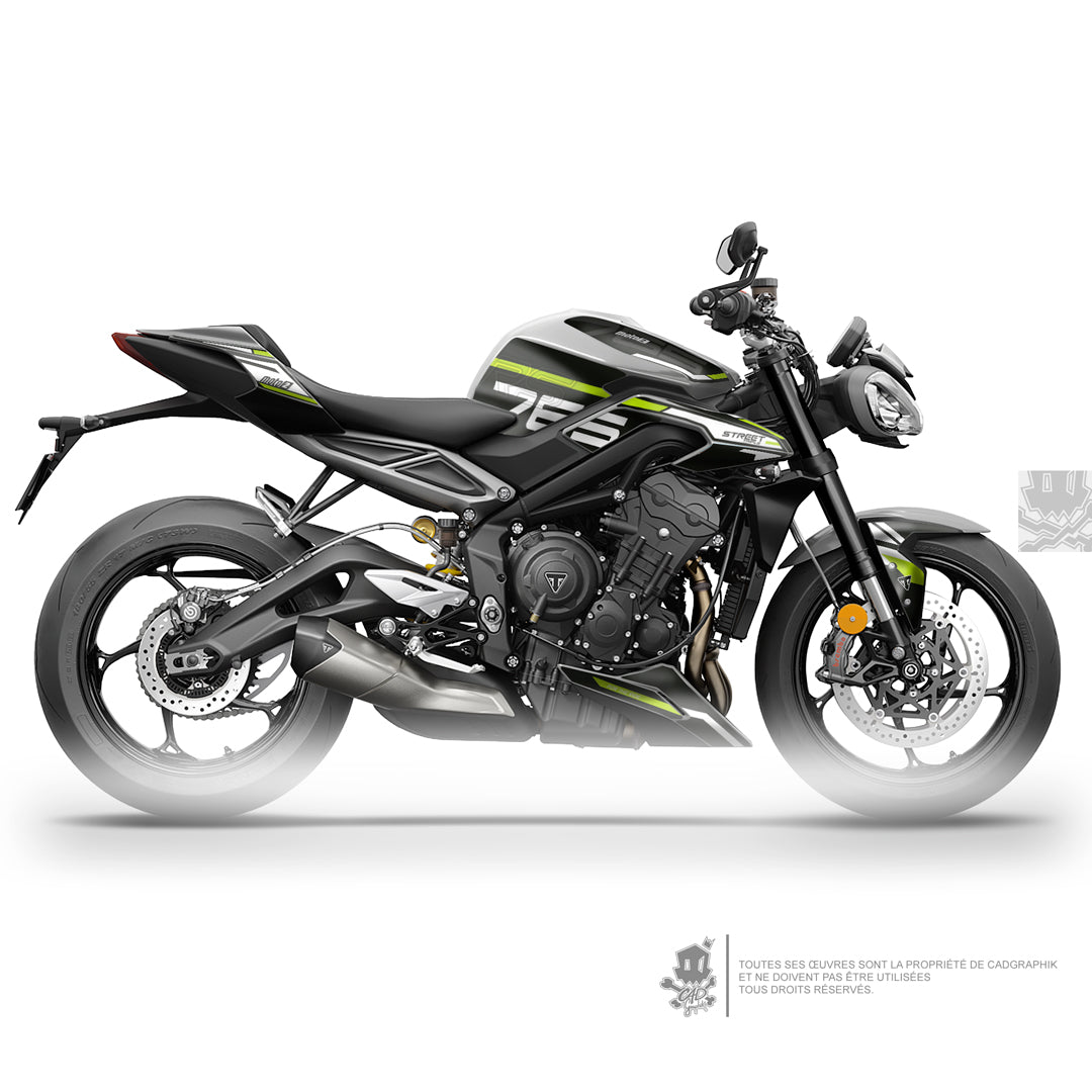 TRIUMPH KIT DÉCO - STREET TRIPLE 765 - M2-ACIDE