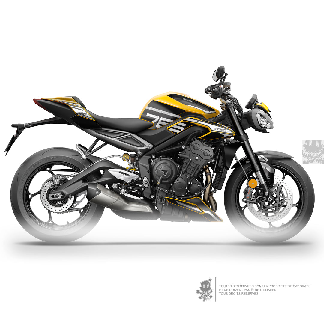 TRIUMPH KIT DÉCO - STREET TRIPLE 765 - M2-W
