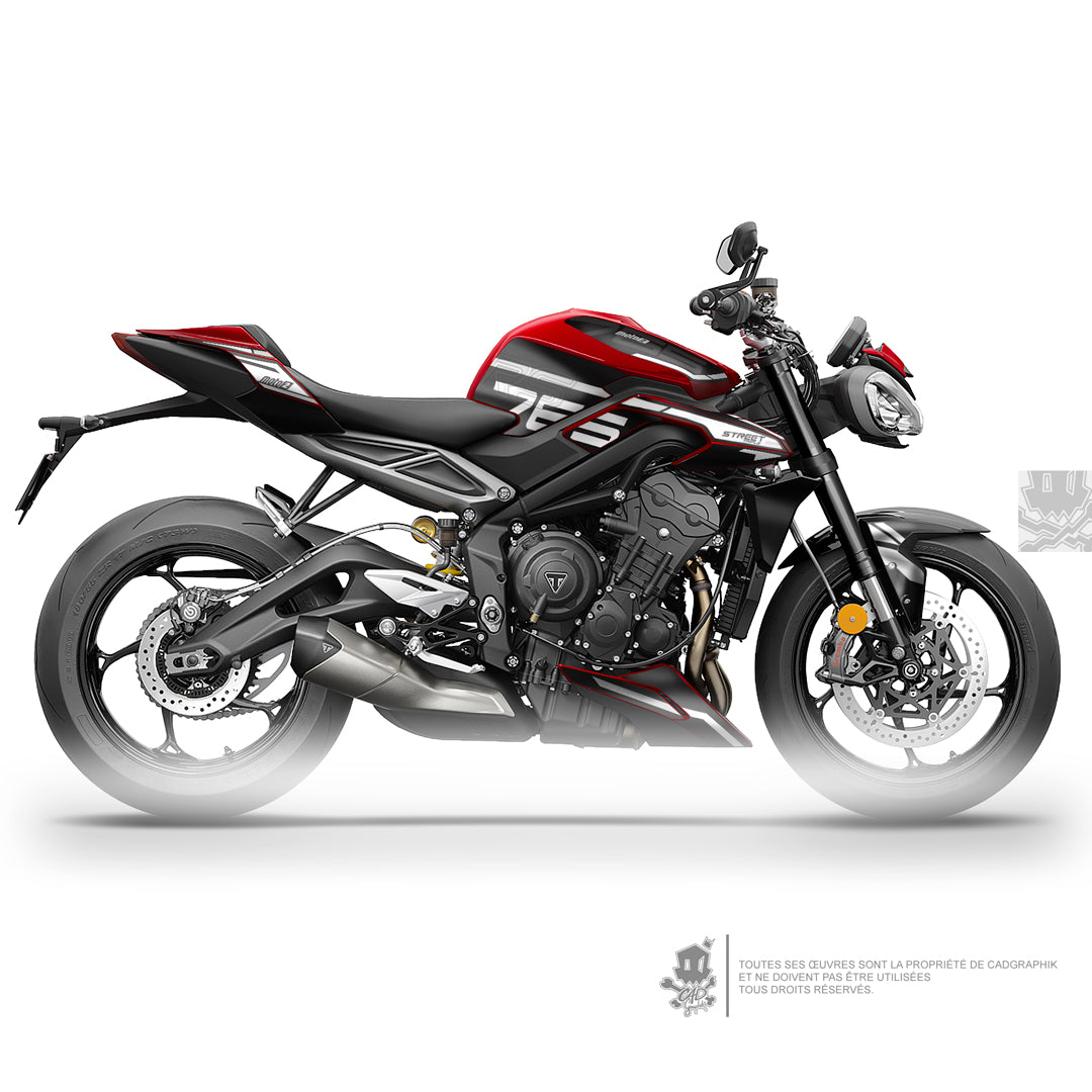 TRIUMPH KIT DÉCO - STREET TRIPLE 765 - M2-W