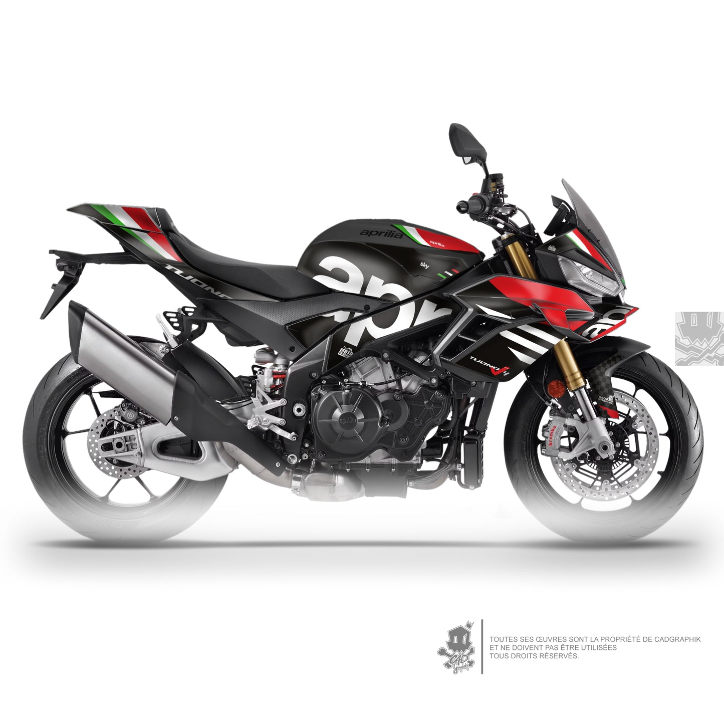 APRILIA KIT DÉCO - TUONO V4 GP20 - R - ONLY 50
