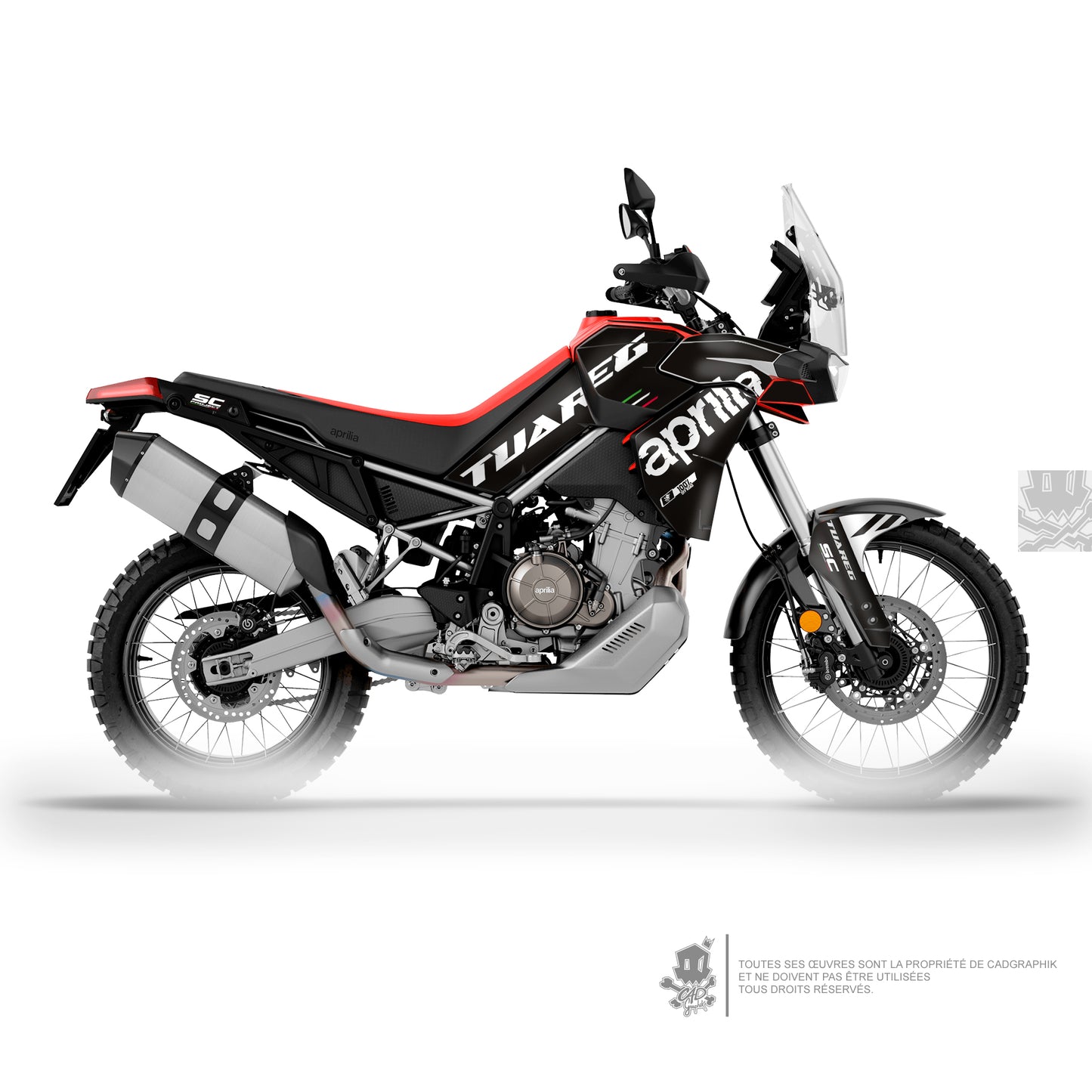 APRILIA KIT DÉCO - TUAREG 660 RAID - ONLY 50