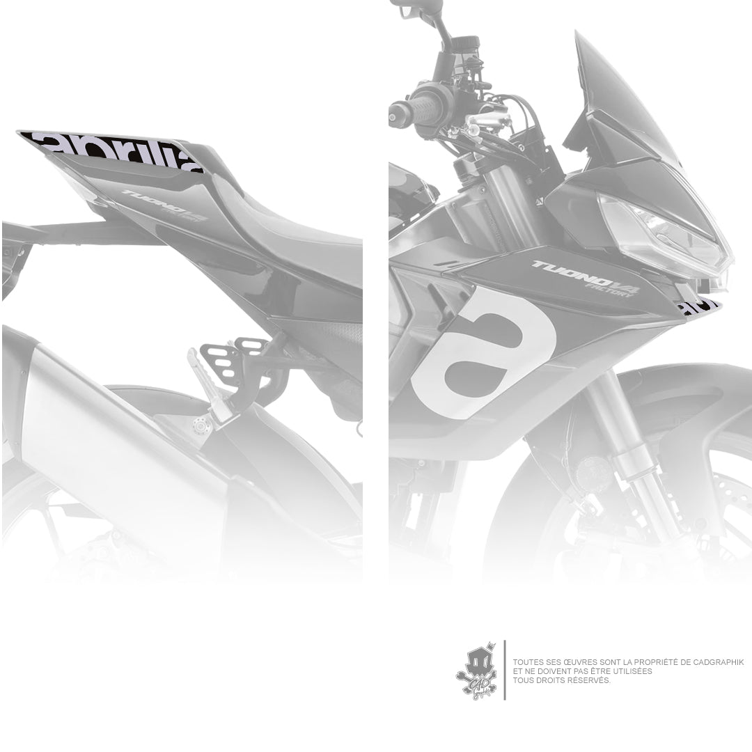 APRILIA - TUONO V4 GREY PACK LOGO