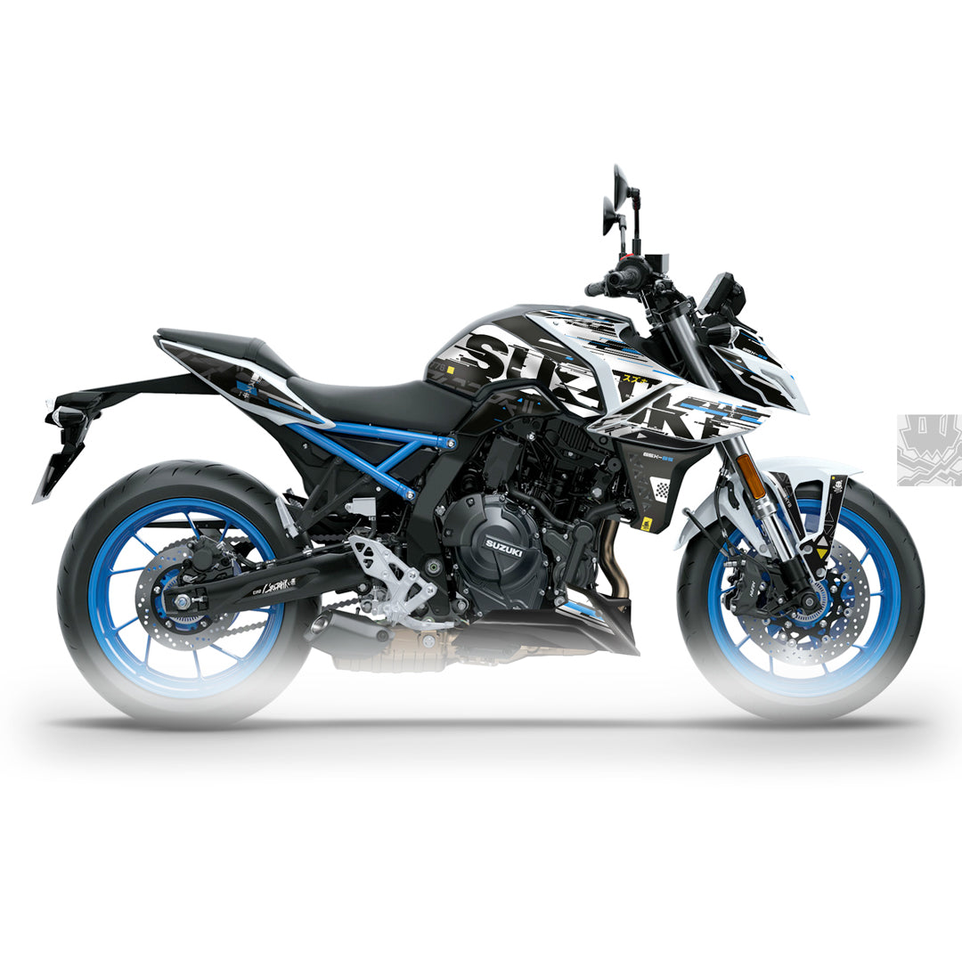 KIT DÉCO SUZUKI - GSX-8S-WHITE-SLIDE- ONLY X