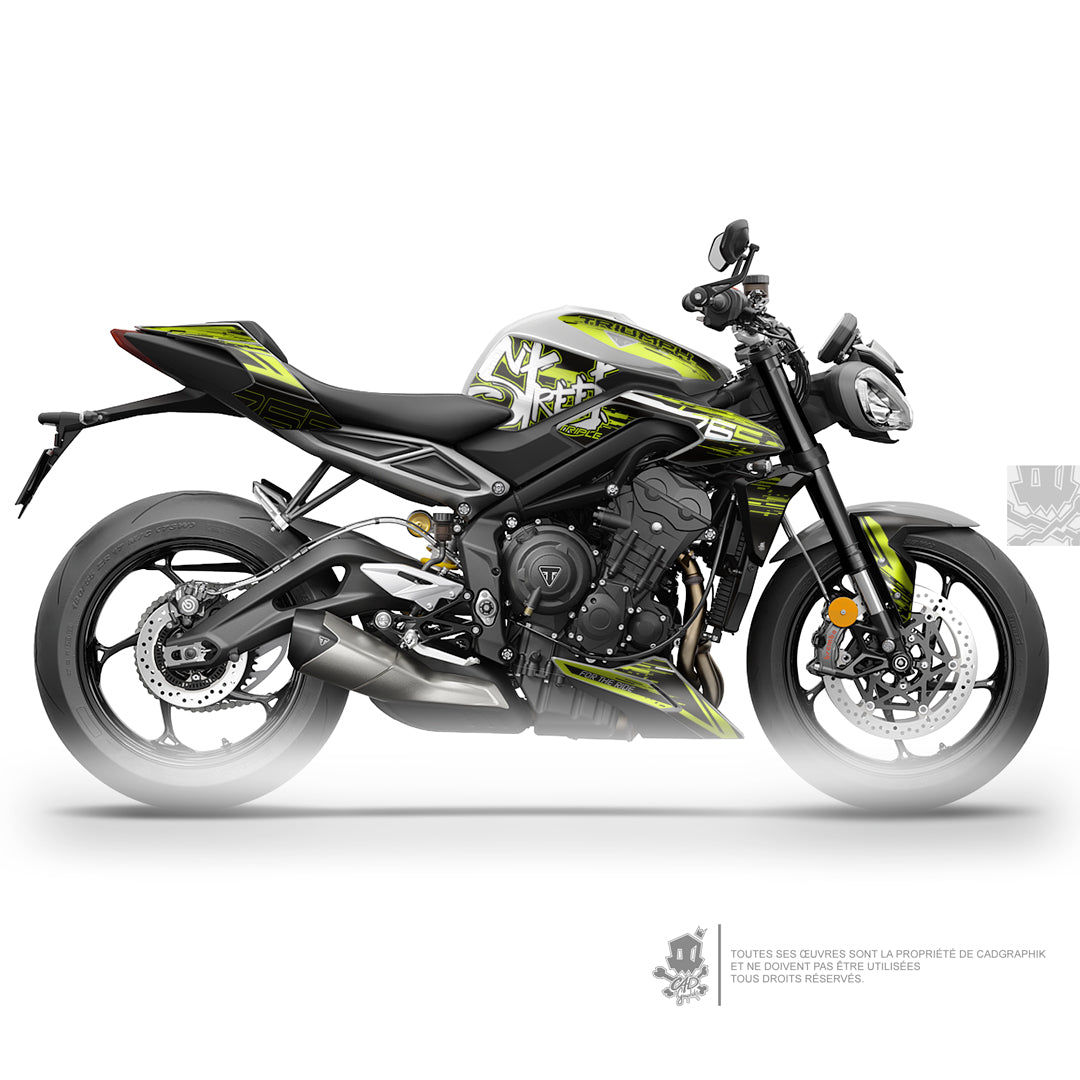 TRIUMPH KIT DÉCO - STREET TRIPLE 765 - PIXSTREET-ACIDE
