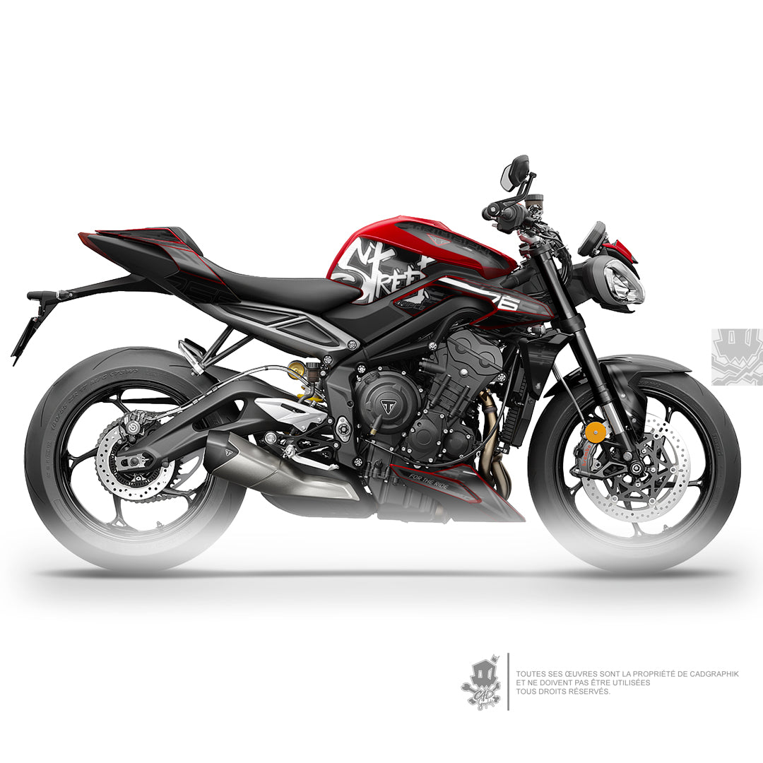 TRIUMPH KIT DÉCO - STREET TRIPLE 765 - PIXSTREET-G