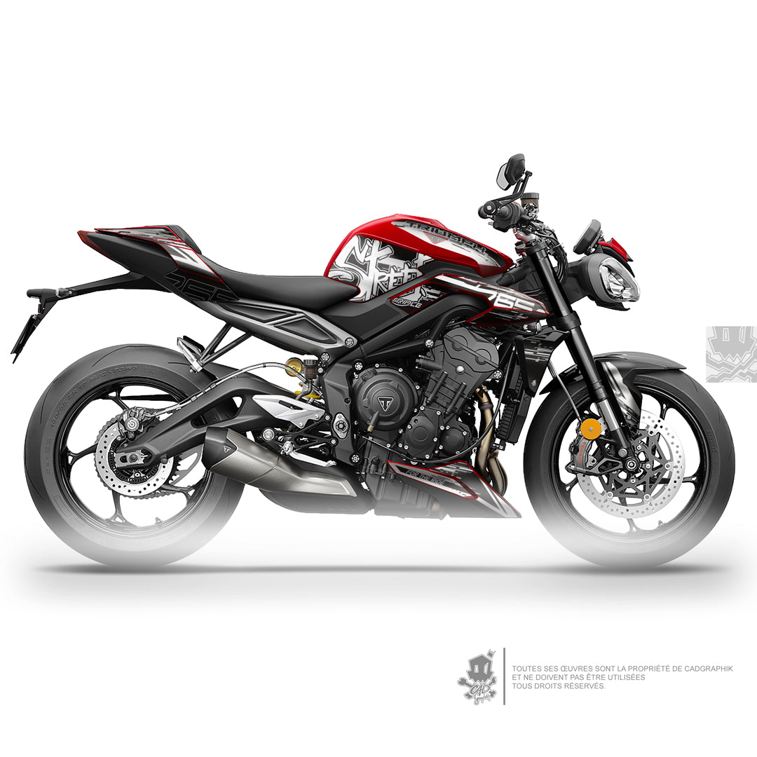 TRIUMPH KIT DÉCO - STREET TRIPLE 765 - PIXSTREET-W