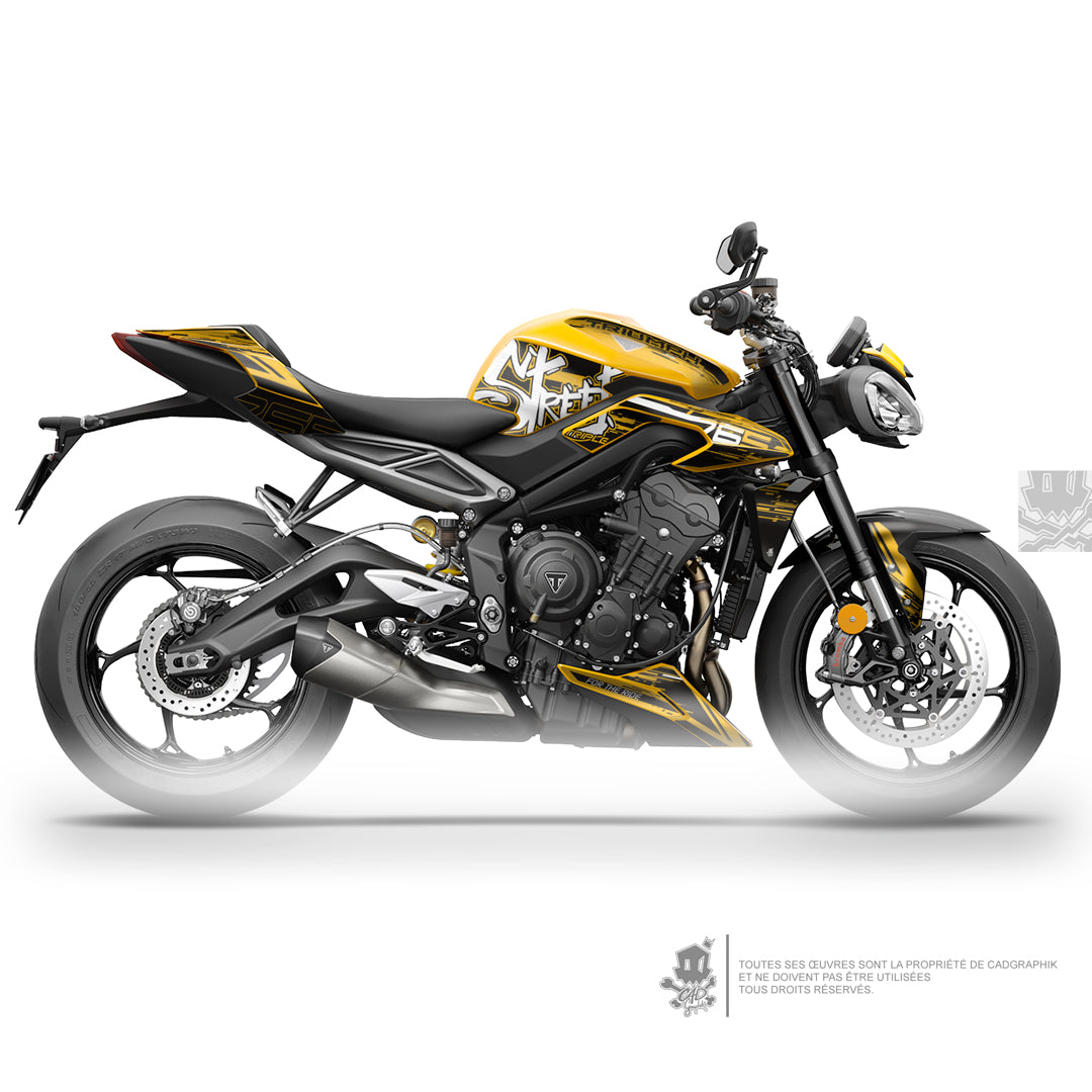 TRIUMPH KIT DÉCO - STREET TRIPLE 765 - PIXSTREET-Y
